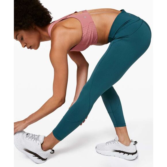 Lululemon In Movement Tight 25" *Everlux Size 2 Bermuda Teal - Picture 9 of 10